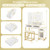 Makeup Vanity Desk Dressing Table and Stool Set with Lighted Mirror-White - Color: White D681-HU10854US-WH