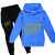 Color: Ivory, Kid Size: 5T - Kid's Spring Autumn Football Idol CR7 Clothes Hoodie+Pants Suit Suitab F640-12000039734132312