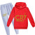 Color: Ivory, Kid Size: 5T - Kid's Spring Autumn Football Idol CR7 Clothes Hoodie+Pants Suit Suitab F640-12000039734132312