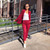 Color: Red, Size: L - Work Pants Suit OL Piece Set Double-breasted Stripes Q119-CJTZ122111011KP