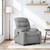 Massage Recliner Chair Light Grey Fabric A949-3206915