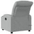 Massage Recliner Chair Light Grey Fabric A949-3206915