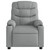 Massage Recliner Chair Light Grey Fabric A949-3206915