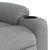 Massage Recliner Chair Light Grey Fabric A949-3206915