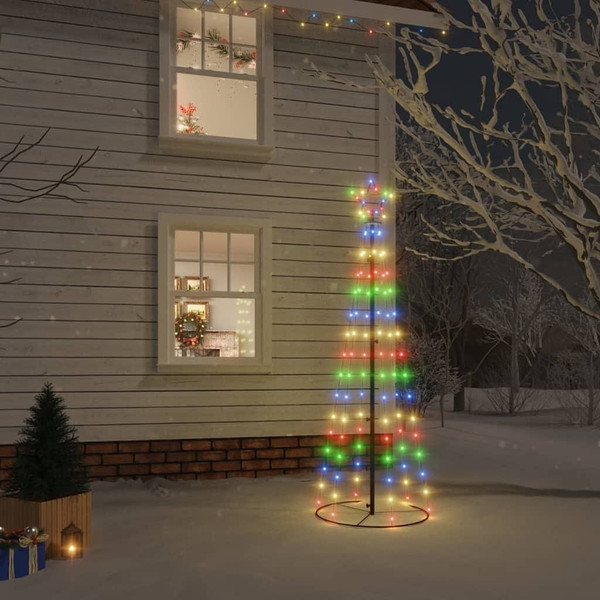  Christmas Cone Tree Multicolor Powder-coated steel, Copper, PVC A949-343489