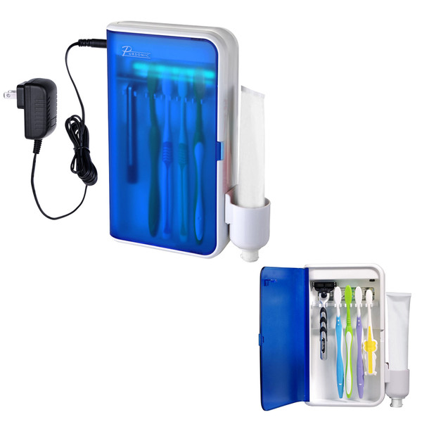 Pursonic UV Ultraviolet Family Toothbrush Sanitizer Sterilizer Cleaner with AC Adapter D970-S20