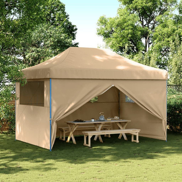  Party Tent Beige Oxford fabric, PVC, Powder-coated steel Large A949-4004975