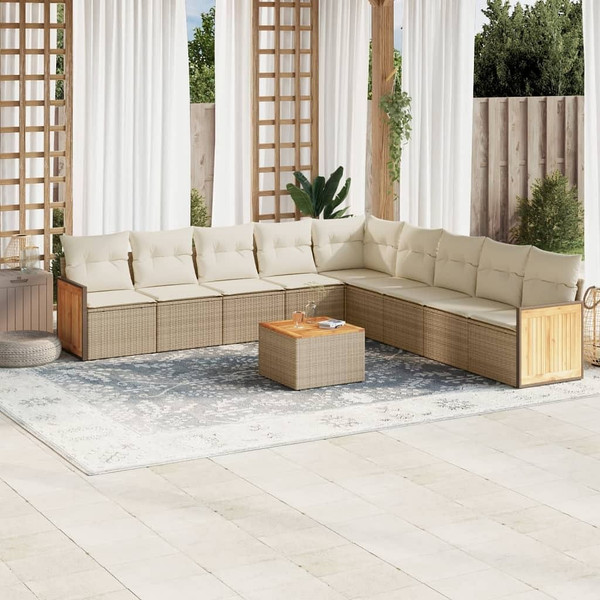  Garden Sofa Set Beige A949-3227745