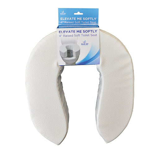 ELEVATE ME SOFTLY Blue Jay 4  Raised Soft Toilet Seat B731-BJ110204