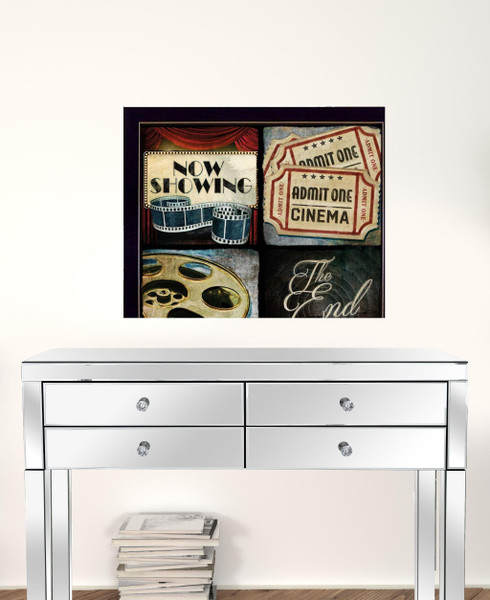 Set Of Two At The Movies Black Framed Print Wall Art N270-405785