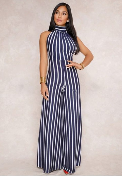 Sexy Halter Neck Backless Jumpsuits H721-SMR8810