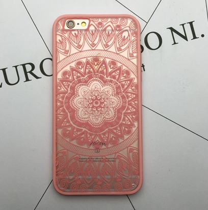 Style: default, Model:  - Compatible with Apple, Vintage Lace Flower Phone Case For iPhone Q119-CJSJBHTA00018-Pink-Iphone5 5S-7