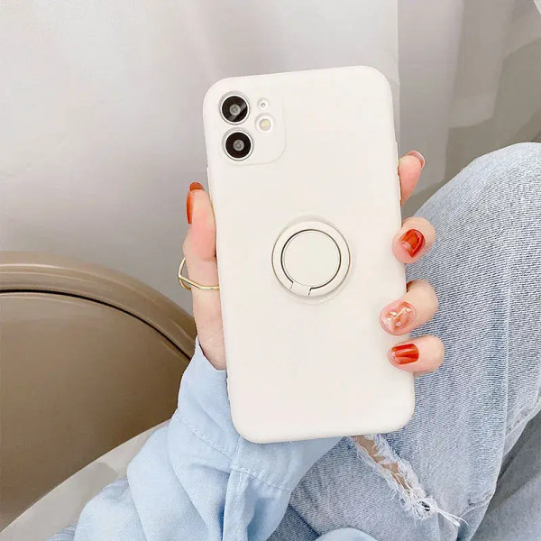 Color: Dark Grey, Ships From: CHINA, Material: EVA - With Ring Holder Phone Case For Samsung Galaxy F640-12000036956135591