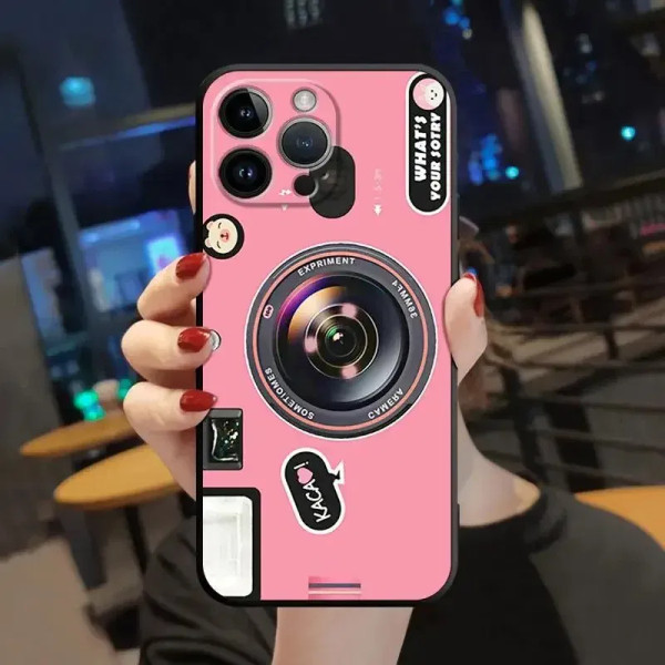 Color: Beige, Material: Plastic - Retro Camera Games Phone Case For Samsung Galaxy S10 S20 S21 S22  F640-12000039958136238