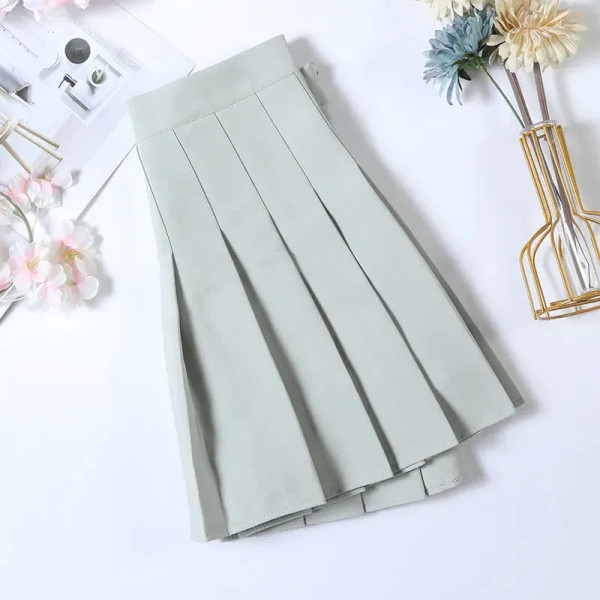 Color: GRAY, Size: S - Women's Skirt Summe Korea Style Y2k Clothing Brown A Line Faldas Cortas Para F640-12000040921001873