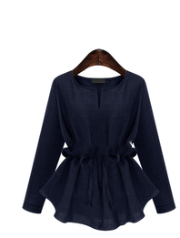 Foreign Trade Extra-large Size Women's Clothing Fat Sister Cotton And Linen Q119-CJLY1229595