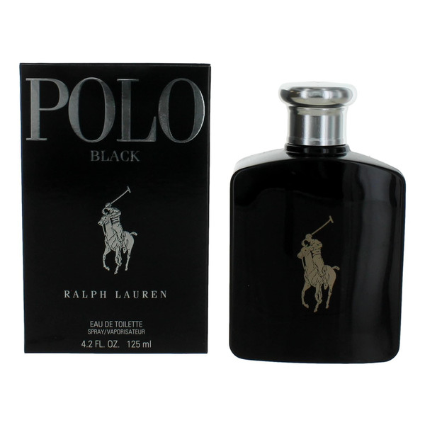 Polo Black by Ralph Lauren, 4.2 oz Eau De Toilette Spray for Men R654-ampolbk42s