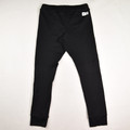 Women's Black Activewear Knit Pants, Size L