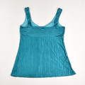 Women's Teal Sleeveless Shirt, Size M