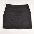Women's Black Denim Front Pocket Skirt, Size 10