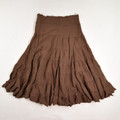 Women's Brown Prairie Skirt, Size XS