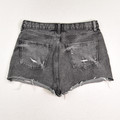 Women's Black Highest Rise Cutoff Shorts, Size 14