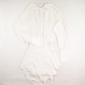 Women's Cream Drawstring Waist Dress, Size 2