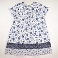 Women's Blue Floral Knit Dress, Size XL