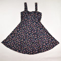 Women's Blue Floral Sundress, Size M, SKU #2313