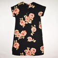 Women's Black V-Neck Dress, Size S