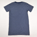 Women's Blue with White Stripes T-Shirt Dress, Size S
