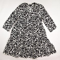 This black and white dress by Rachel Zoe is a size M.