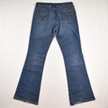 Women's Blue Denim Flare Jeans, Size 9