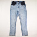 These maternity jeans by Savi Parker are a size S.