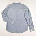 Women's Blue Denim Style Blouse, Size M