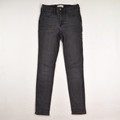 These black denim Roadtripper jeans by Madewell are a size 26.