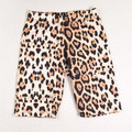 These animal print activewear shorts are a size M.