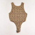 This bodysuit by Forever 21 is a Size S, and has a tan animal print.
