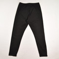 Women's Black Knit Leggings, Size L, SKU #0676