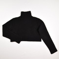 Women's Black Short Sweater, Size XS