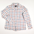 This is a summery plaid long sleeve blouse by Pendleton, Size L.