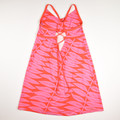 Women's Pink and Orange Sundress, Size L