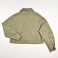 Women's Olive Green Short Jacket, Size S