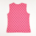 Women's Pink and Black Knit Tank, Size S