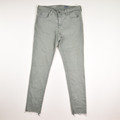 These grey Super Skinny Ankle Jeans by Adriano Goldschmied are a size 29R.