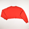 Women's Red Cropped Nike Sweatshirt, Size XL