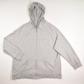 This grey women's zip front hoodie from Just My Size is a Size 3X.