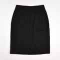 Women's Black Wool Pencil Skirt, Size 6