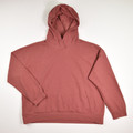 This is a salmon color ribbed knit hoodie by Zella, size L.