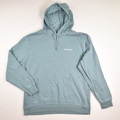 This light blue pullover hoodie by Columbia is a size XL.